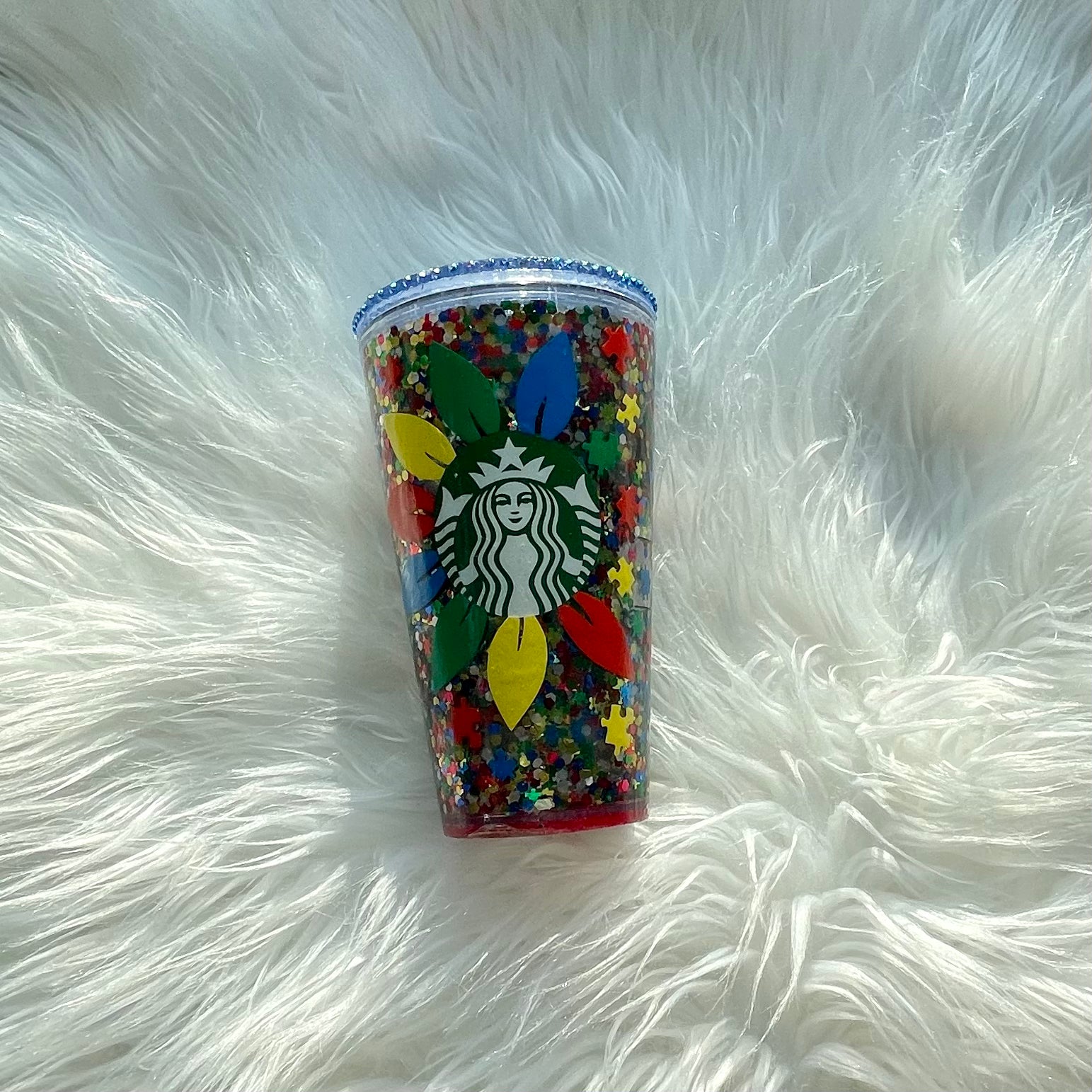 Starbucks 16oz Snow Globe Cup
